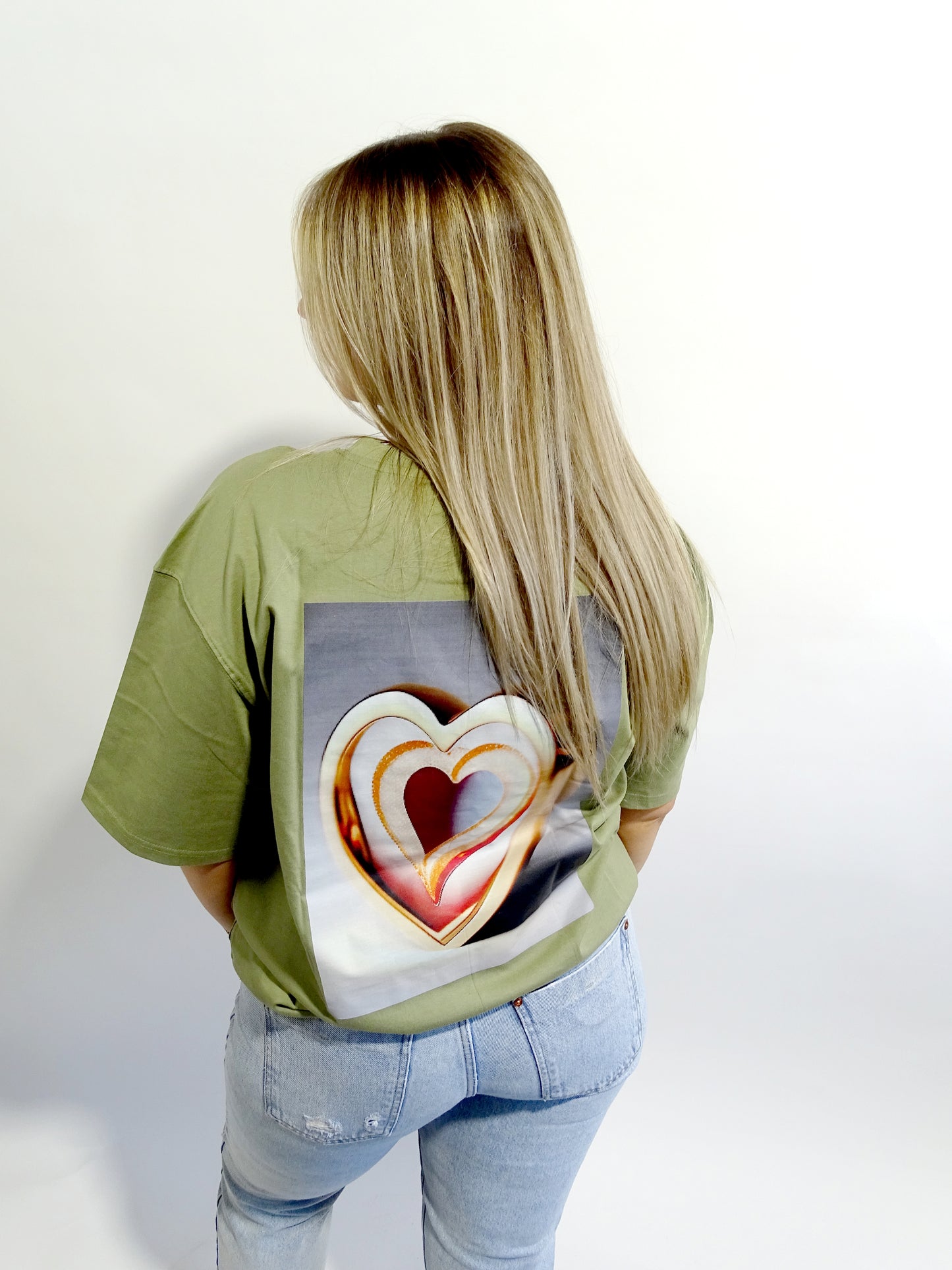 Tee-Shirt d'amour Kaki