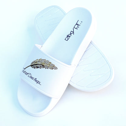 Claquettes TEDL'I – "Tout est dans l’inspi" Blanc